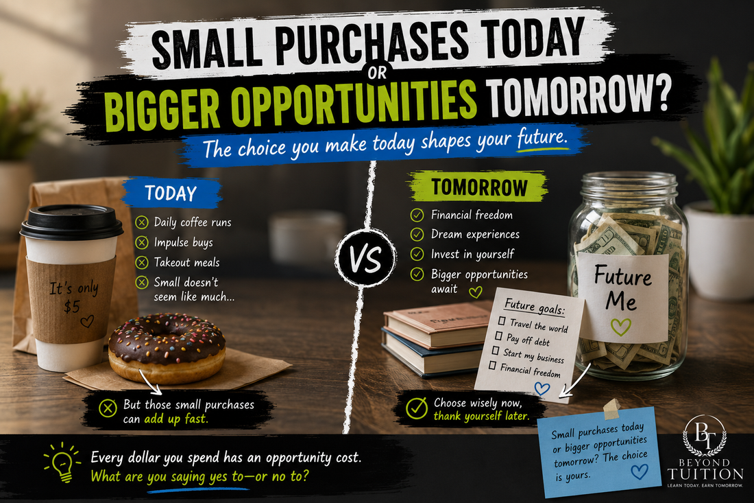 Small Purchases Today or Bigger Opportunities Tomorrow?