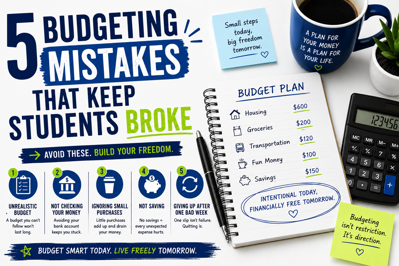 5 Budgeting Mistakes That Keep Students Broke