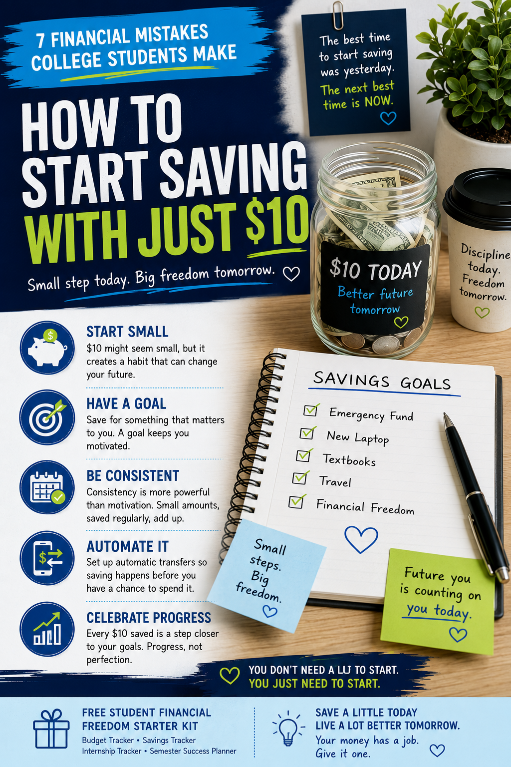 How to Start Saving With Just $10