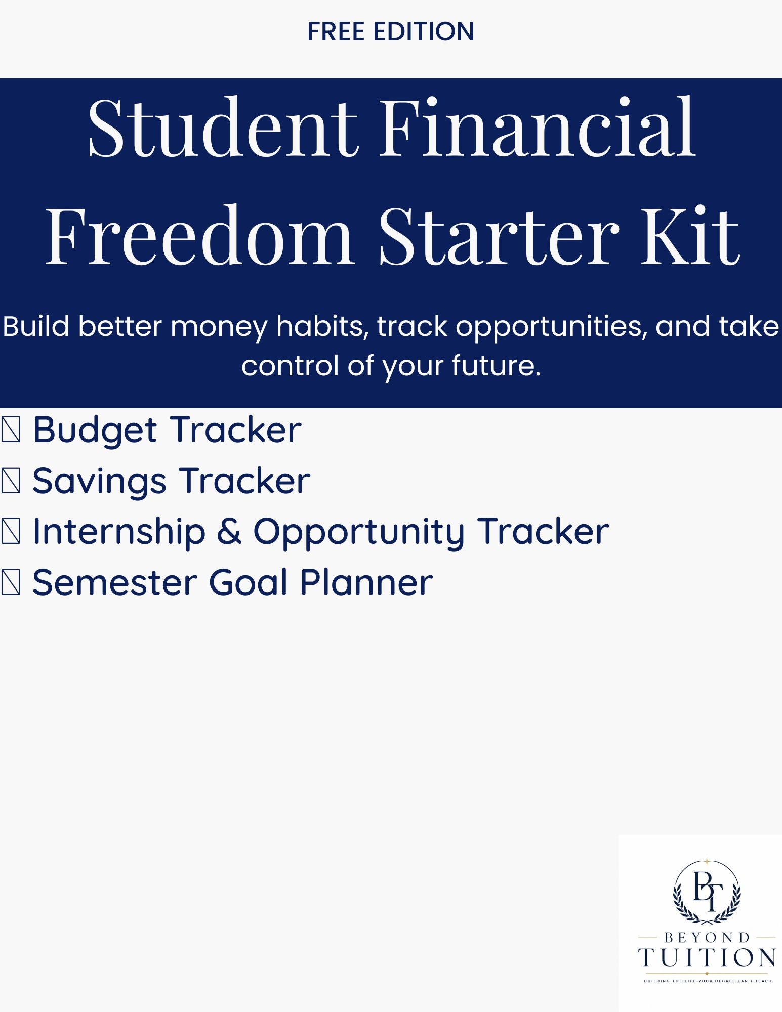Student Financial Freedom Starter Kit